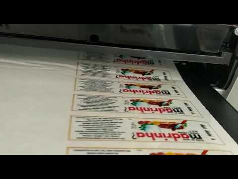 Impressora UV LED para impressao de rótulos em modulo rolo.