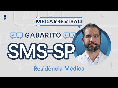 Gabarito SMS-SP 2023 - Correção de Prova da Residência Médica ao vivo