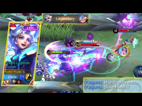 HARITH FIRST PICK IS UNDERESTIMATED IN TEAM!!WE PROVE IT🔥|HARITH TOP 1 GLOBAL GAMEPLAY