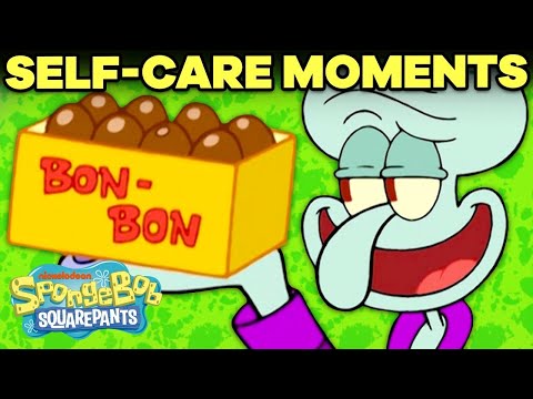 Squidwardの最も贅沢なセルフケアの瞬間!??| スポンジ・ボブ (Squidward's Most Luxurious Self-Care Moments! ?? | SpongeBob SquarePants)