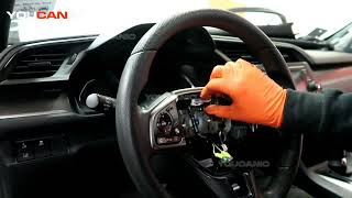 2016-2021 Honda Civic - Steering Wheel Replacement