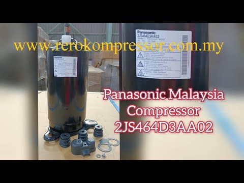 PANASONIC R22 AIR COND COMPRESSOR, 3H.P MODEL 2JS464D3AA02