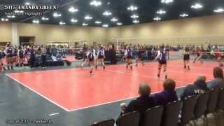 2015 Amanda Green - Outside Hitter (Soph. Year)