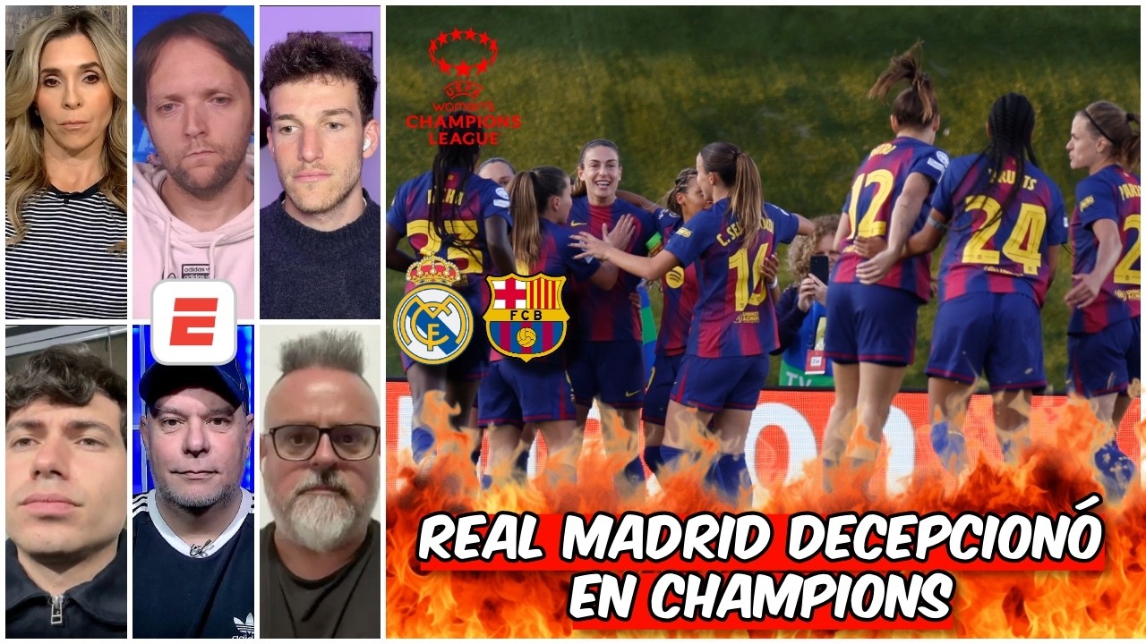 BARCELONA HUMILLÓ al REAL MADRID en la IDA de CUARTOS de la CHAMPIONS LEAGUE FEMENINA | Exclusivos