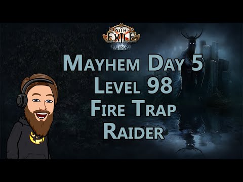 The Grand Design - Level 98 Fire Trap Raider - Mayhem Day 5 - Lake of Kalandra 3.19