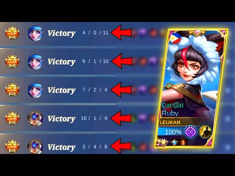 RUBY AUTO WINSTREAK USING THIS BUILD!🔥 RUBY BEST BUILD 2022