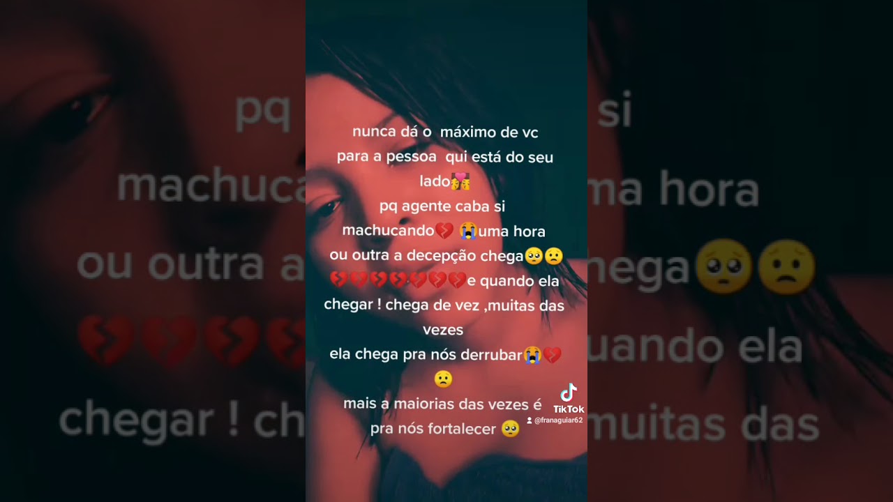 a decepção vem de quem a gente menos espera💔😭😞