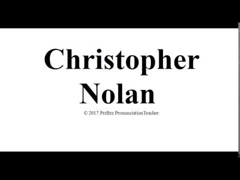 CHRISTOPHER NOLAN pronunciation 🔥 How to pronounce audio guide