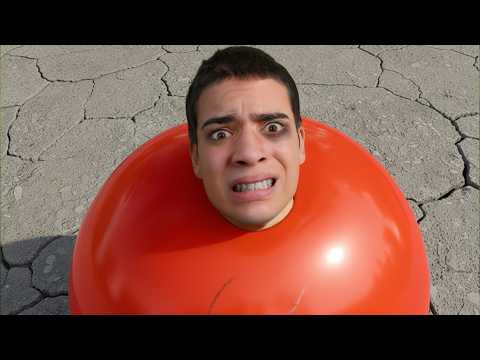 I enter the largest balloon in the world and… (Explode)