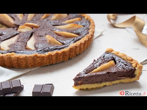 Crostata di pere e cioccolato, facilissima e perfetta per una merenda - Ricetta.it