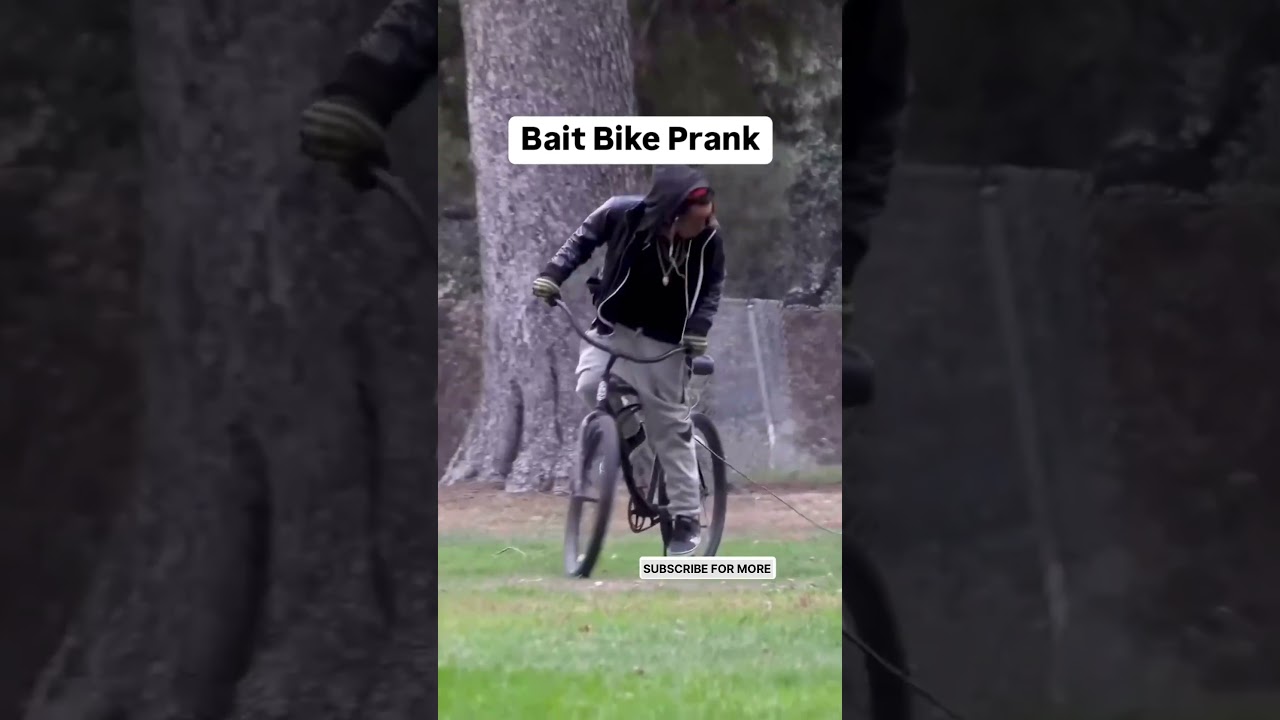 Bike Thief Falls for the Ultimate Trap—Caught on Camera!