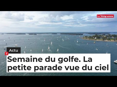 Semaine du golfe. La petite parade vue du ciel