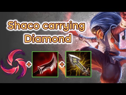 Assassin Shaco carrying Diamond [League of Legends] Full Gameplay - Infernal Shaco