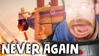 I'M NEVER GETTING THAT FAR AGAIN!! • Getting Over It Gameplay (Part 3)