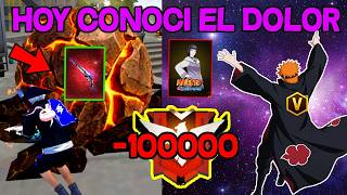 HOY CONOCÍ EL DOLOR! SE VA NARUTO EN FREE FIRE!!!