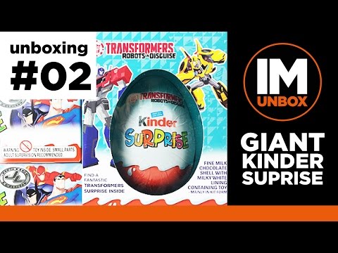 Transformers Giant Kinder Surprise Egg Unboxing | 02