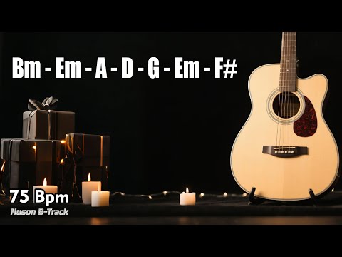 Lost in Your Eyes B Minor Acoustic Guitar Backing Track Romantic 113