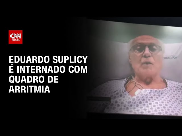 Eduardo Suplicy é internado no Rio de Janeiro após mal-estar | LIVE CNN