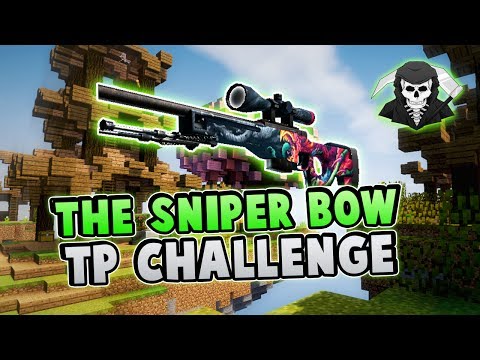 THE SNIPER BOW TEXTURE PACK CHALLENGE! ( Hypixel Skywars )
