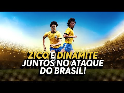 O dia que ZICO e ROBERTO DINAMITE destruíram pela seleção (Brasil 4 x 1 Itália)