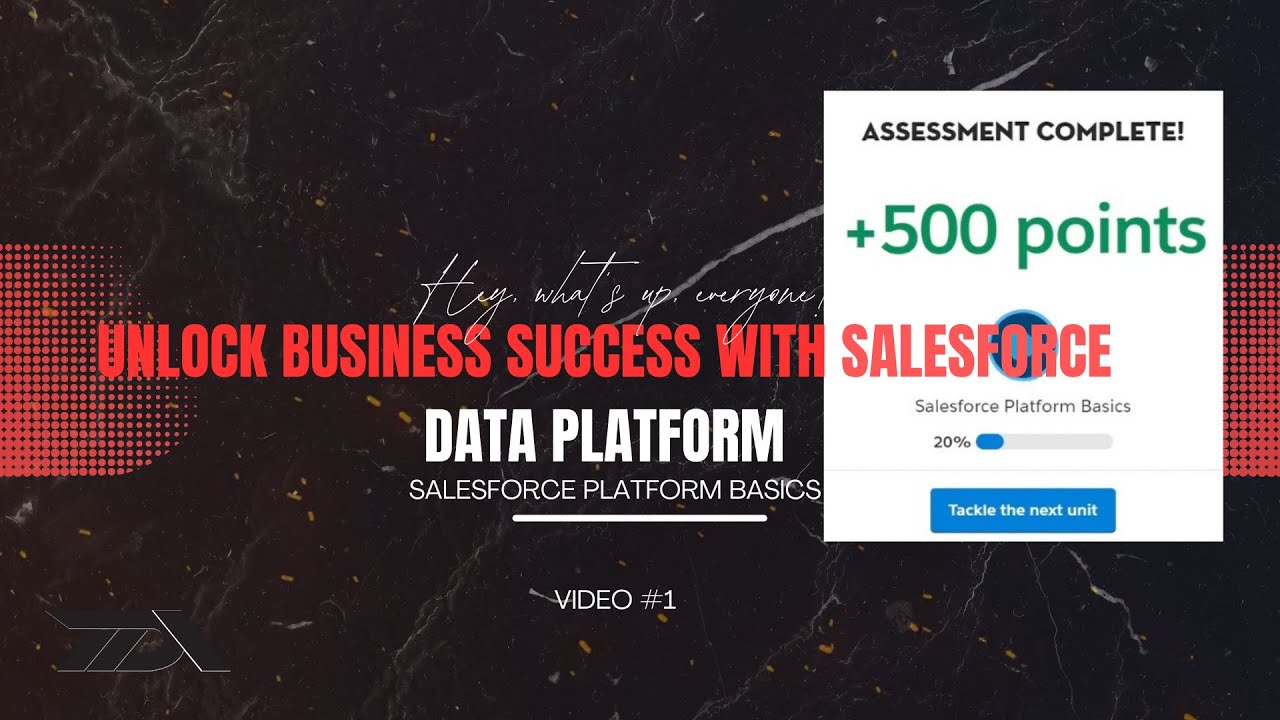 Unlock Business Success with Salesforce Data Platform Explained & Narrated #trailhead #salesforce