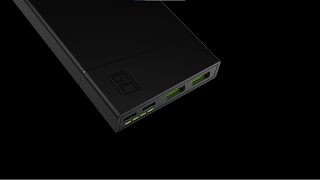 Green Cell, Power Bank, PowerPlay10S, Li-Pol, 5/9/12V, nabíjanie mobilných telefónov a in., PBGC02S, 10000mAh, 2x USB-A,2x USB-C,