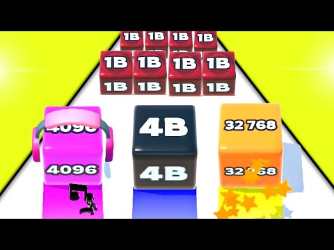 Right Path 2048 vs Jelly Run 2048 - Max Level 2048 Game