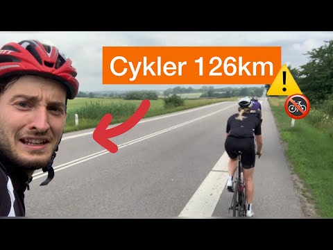Jeg cykler 126km med 28,1km/t 😳 - lang cykeltur med Kristine og Peter