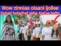 Zinnaash Olaanii ijoollee guddina duubatti hafaa qaban wajjin yeroo shubbistu