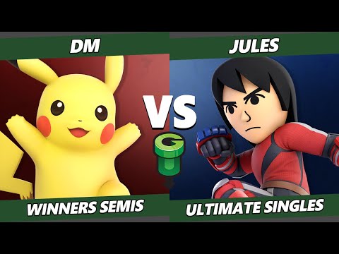 Game Underground Winners Semis - DM (Pikachu) Vs. Jules (Mii Brawler) SSBU Ultimate Tournament