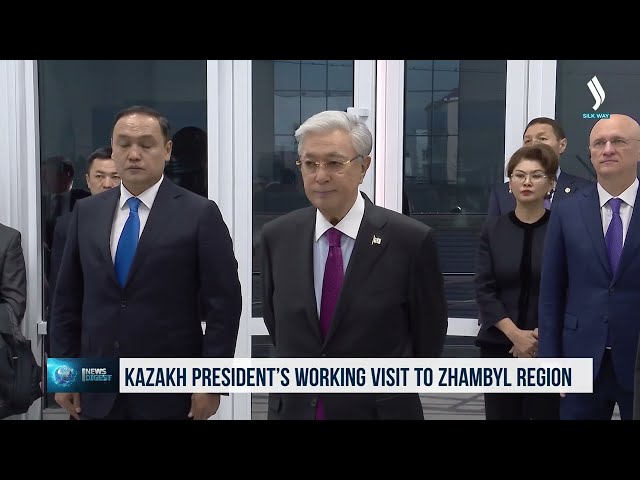 Devlet Başkanı’nın Jambıl iline çalışma ziyareti