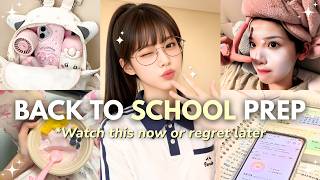 How To ACTUALLY Prepare For School ⭐ | Productive, Organized & Ready B