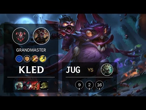 Kled Jungle vs Rengar - EUW Grandmaster Patch 10.6