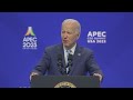President Biden addresses CEOs at APEC conference