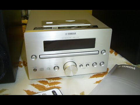 Functional testing Yamaha CRX-332. Hi-Fi Mini Stereo  system. CD Receiver.