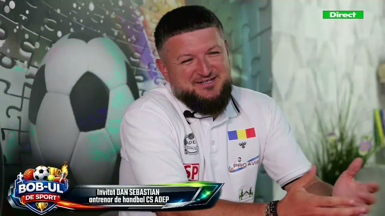 BOB-UL DE SPORT-Invitat Dan Sebastian, antrenor de handbal în CS ADEP