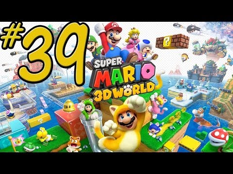 Super Mario 3D World - Part 39 - Neon Sky [World Flower] (WiiU)