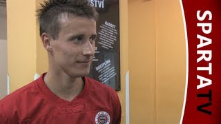 Lukáš Mareček a Ondra Karafiát po výhře nad Slovanem Lukáš Mareček a Ondra Karafiát po výhře nad Slovanem