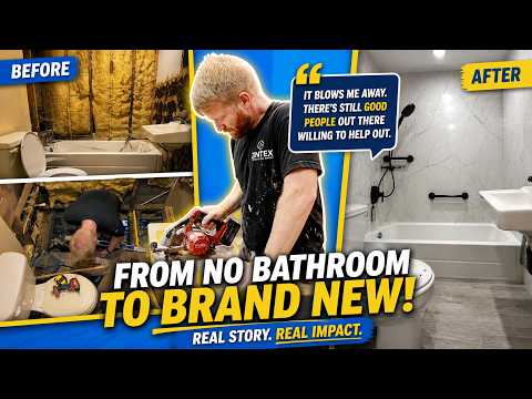 9 months without a bathroom