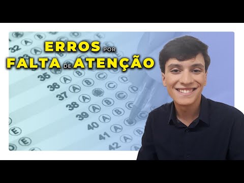 ACABE com ERROS por FALTA de ATENÇÃO