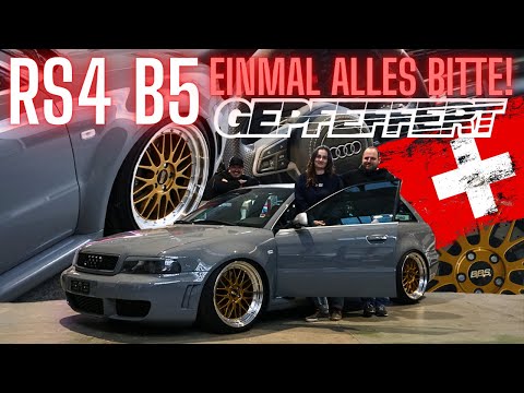 AUDI RS4 B5 gepfeffert Schweiz / EINMAL ALLES BITTE! @carmosphere