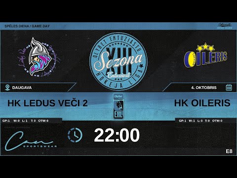 2023 10 04 | HK LEDUS VEČI 2 (LV2) - HK OILERIS (OLR) | E8