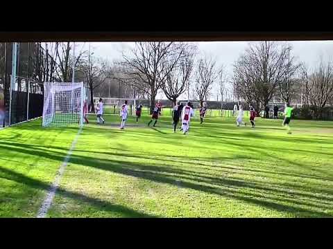 Leart Bekolli  AFC Ajax J 015  🆚 FC Twente-Heracles O15  doelpunt van Leart