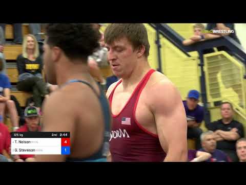 2018 FS WTT Challenge/Senior Men 125 Finals - Tony Nelson (Minn) Vs. Gable Steveson (Minn).mp4