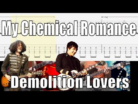 My Chemical Romance Demolition Lovers Guitar Cover With Tabs (Frank Iero Ray Toro)