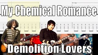 My Chemical Romance Demolition Lovers Guitar Cover With Tabs (Frank Iero Ray Toro)