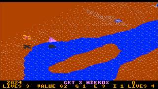 Desert Falcon for the Atari 8-bit family