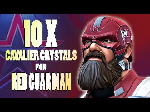 10 Red Guardian Cavalier Crystals- Marvel Contest of Champions