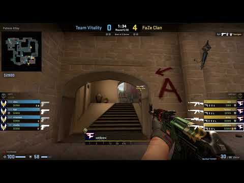 CS:GO POV Demo FaZe coldzera (23/8) vs Vitality (de_mirage)