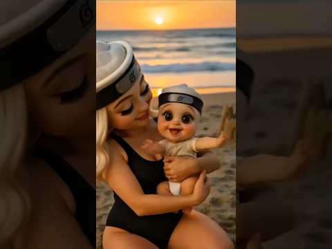 ballerina cappucina tung tung tung sahur song . mom and baby beach version